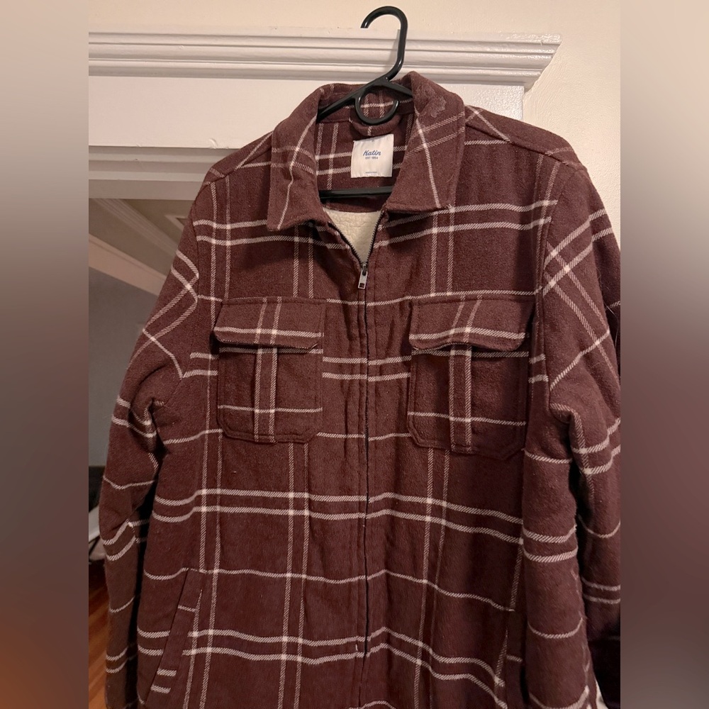 Katin Brand Fur Lined Flannel Jacket